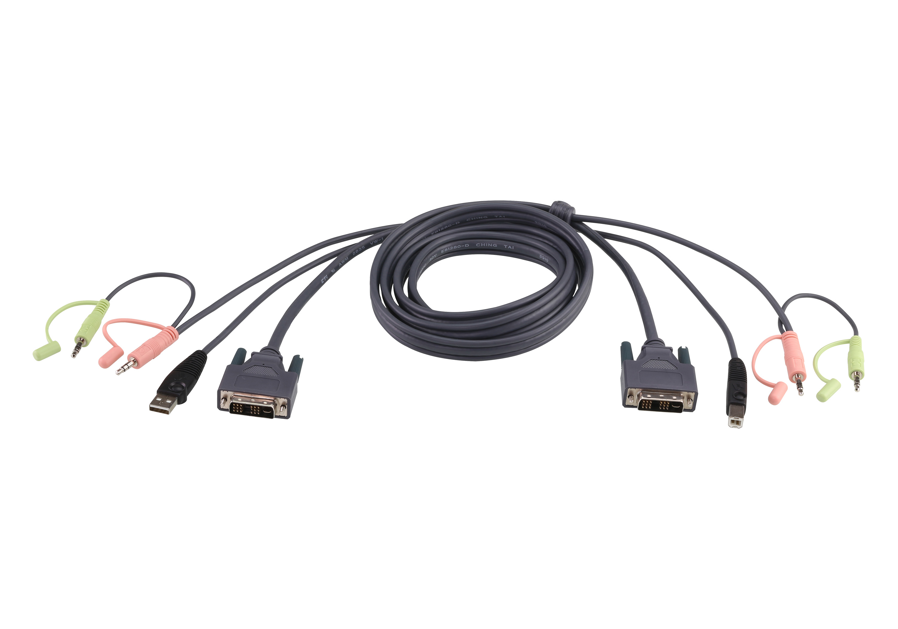 3M USB DVI-D Single Link KVM Cable