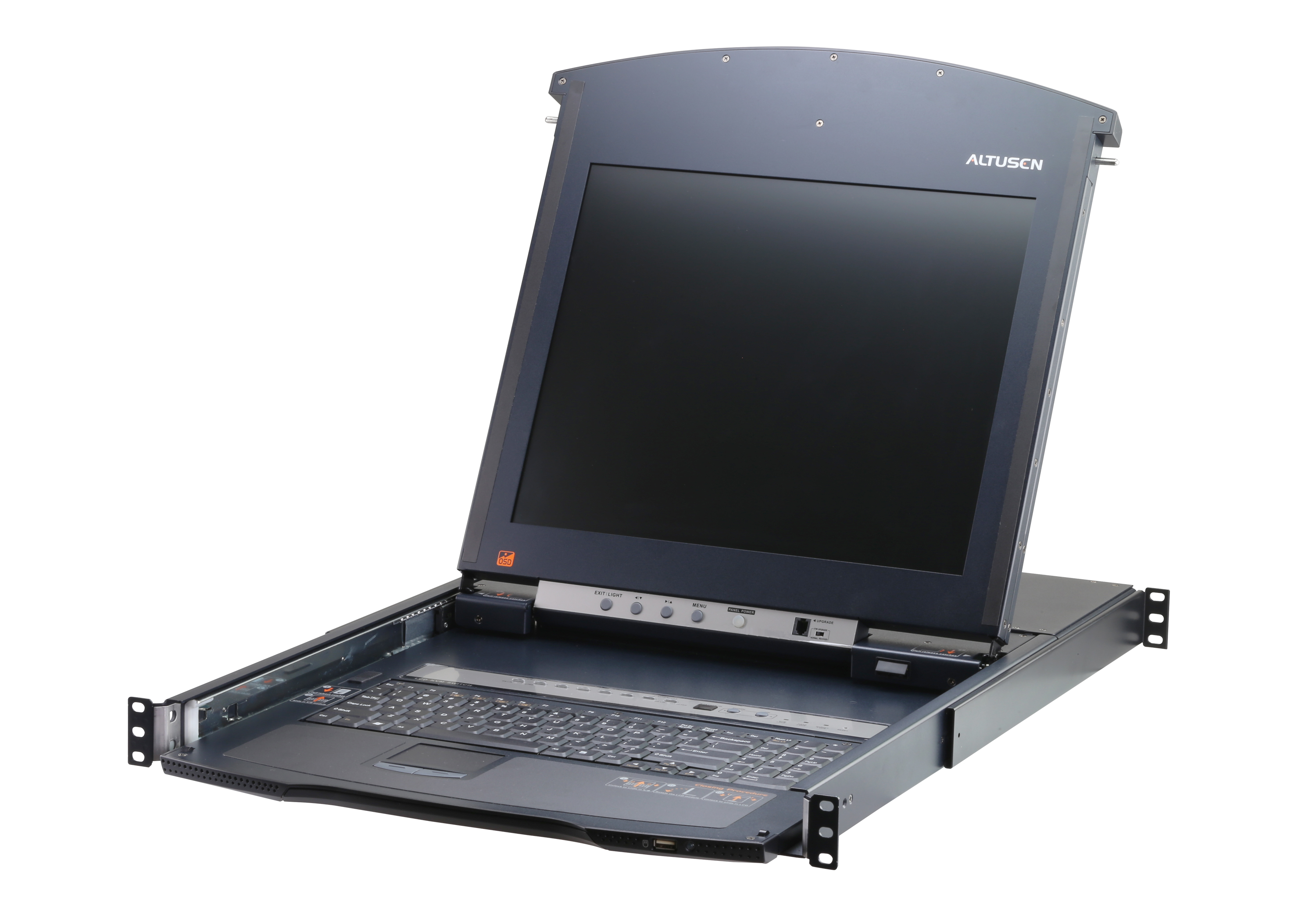 8-Port 17in. Dual Rail CAT5 LCD KVM over IP Switch
