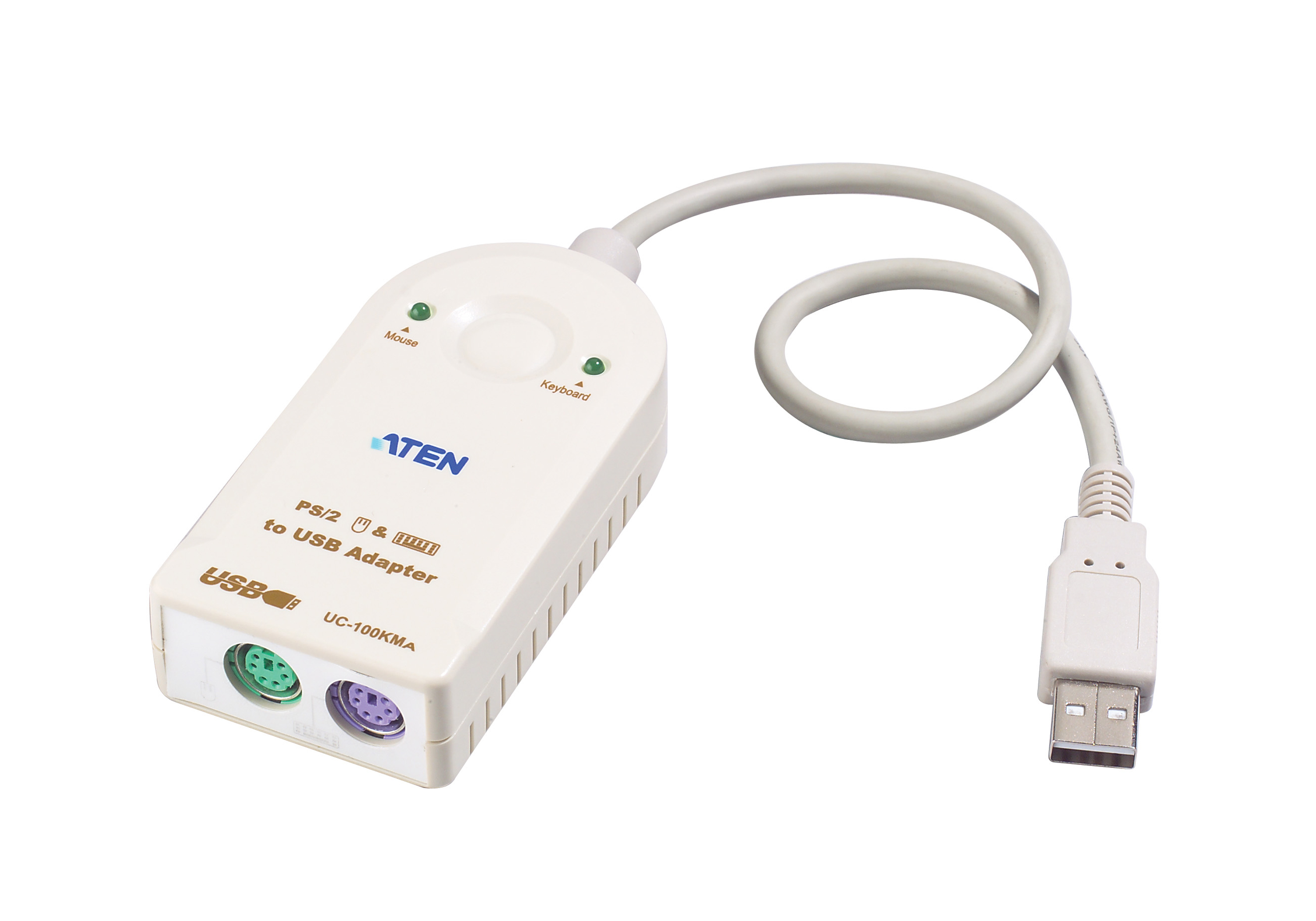 PS/2 to USB Adapter with Mac support (30cm) - TAA Compliant