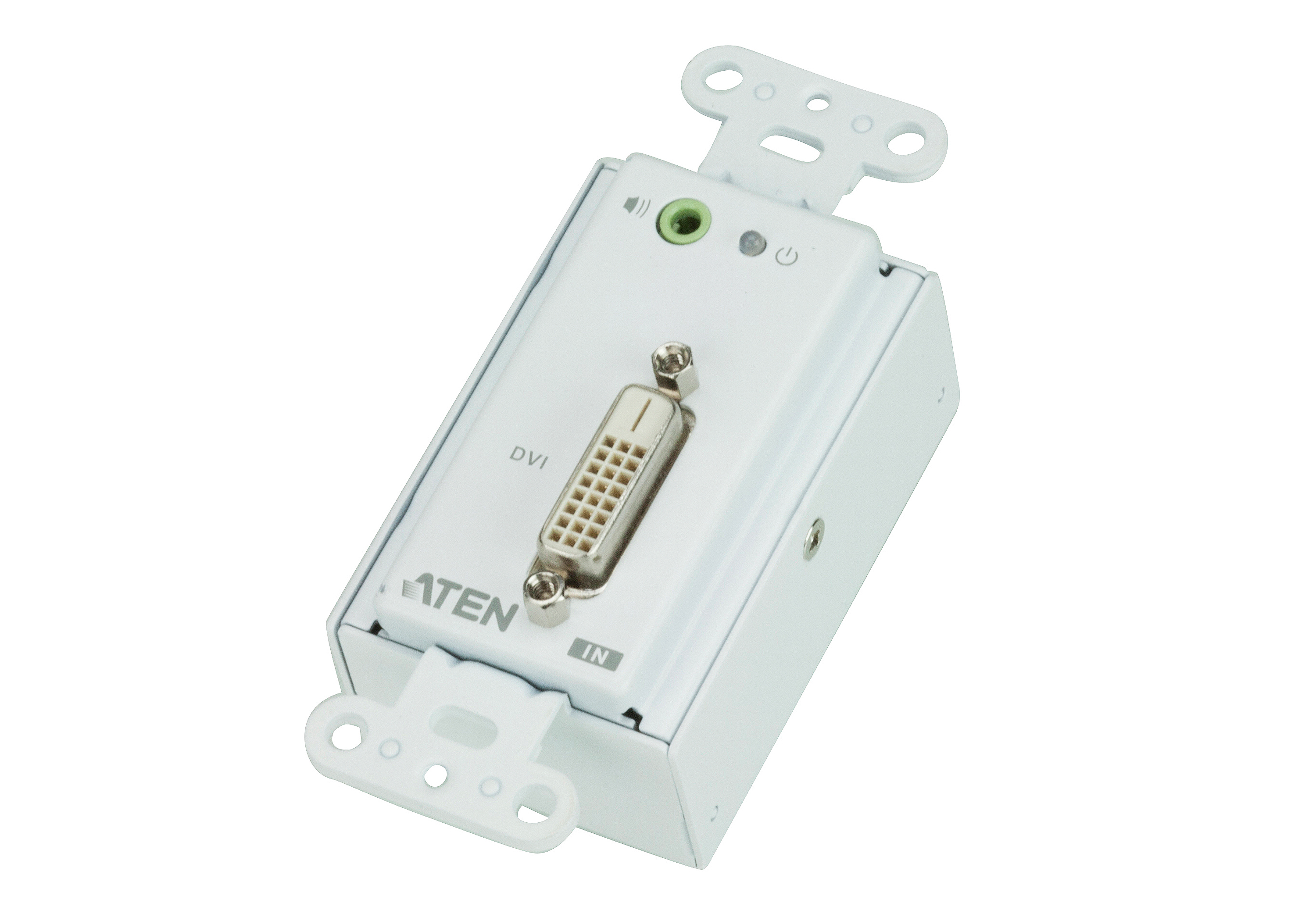 Настенный передатчк DVI и Аудио по кабелю Cat 5 (1920х1200@40м)