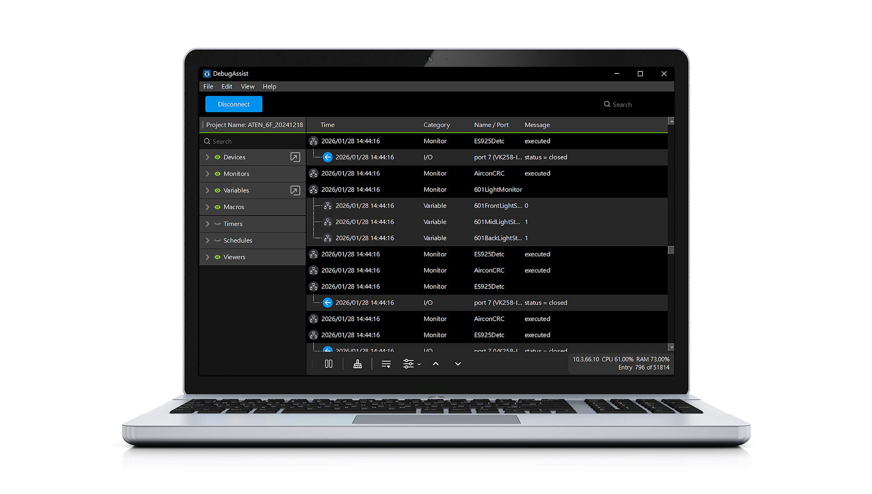 ATEN Control System – Debug Tool