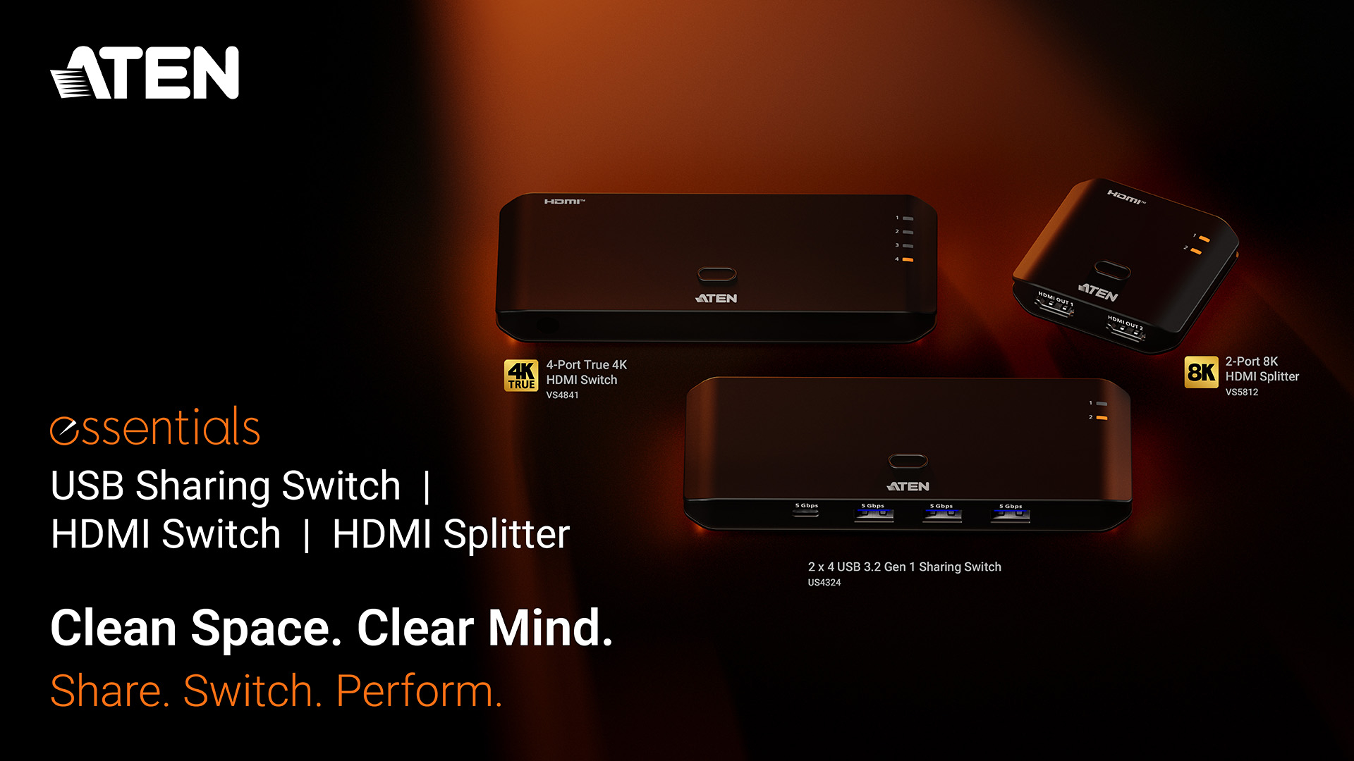 ATEN Unveils "essentials" Series to Bring Pro-Grade Connectivity to Everyday Spaces