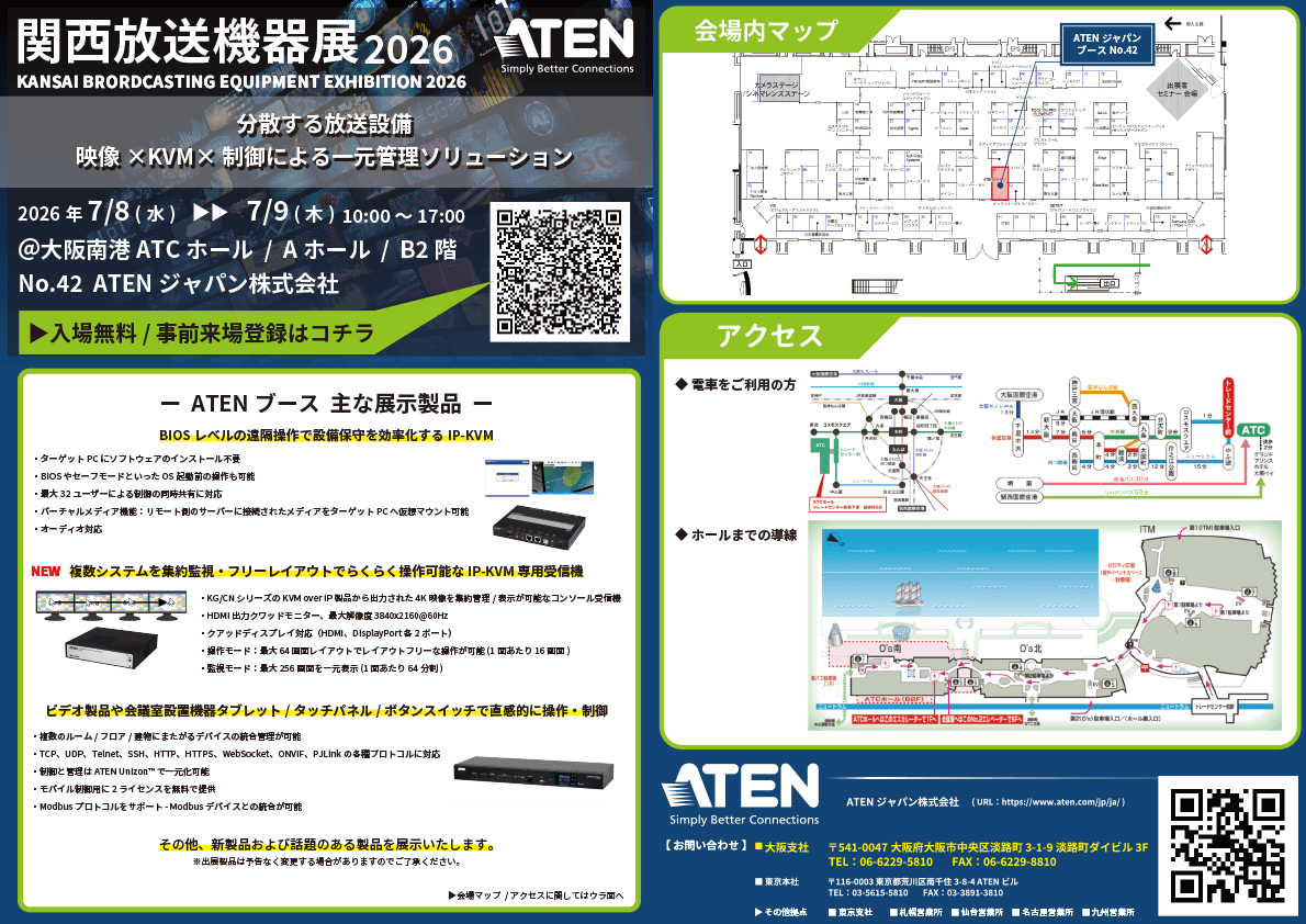 第11回 関西放送機器展 案内状