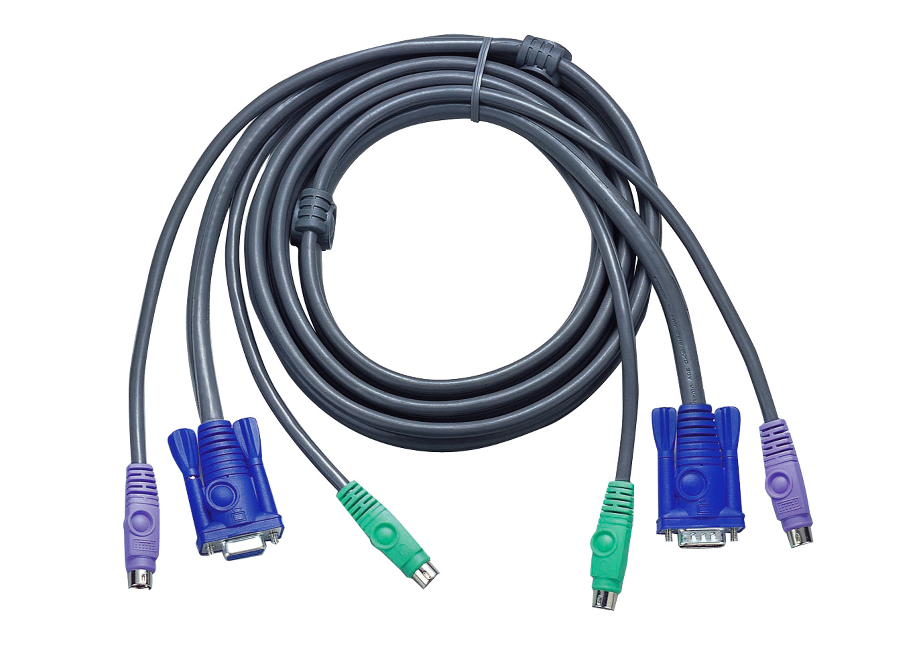 5 M PS/2 tunn KVM-kabel