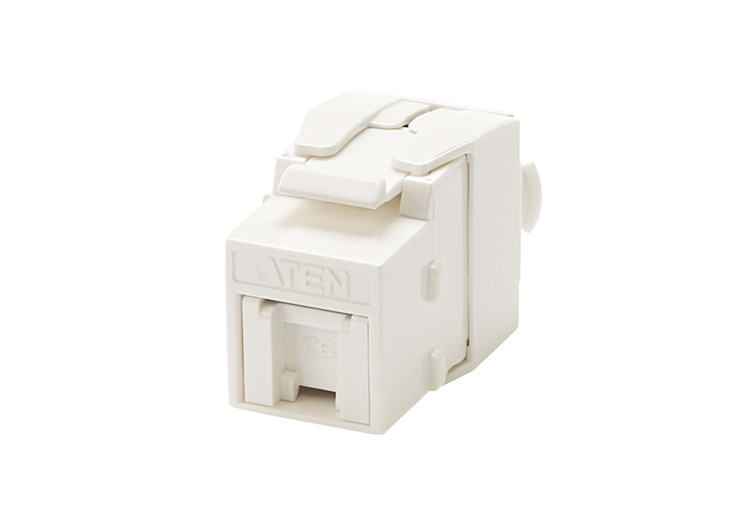 Cat 6 UTP 免打線資訊插座 (內含白色防塵蓋)