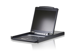 16ポート PS/2-USB VGA LCD KVMドロワー