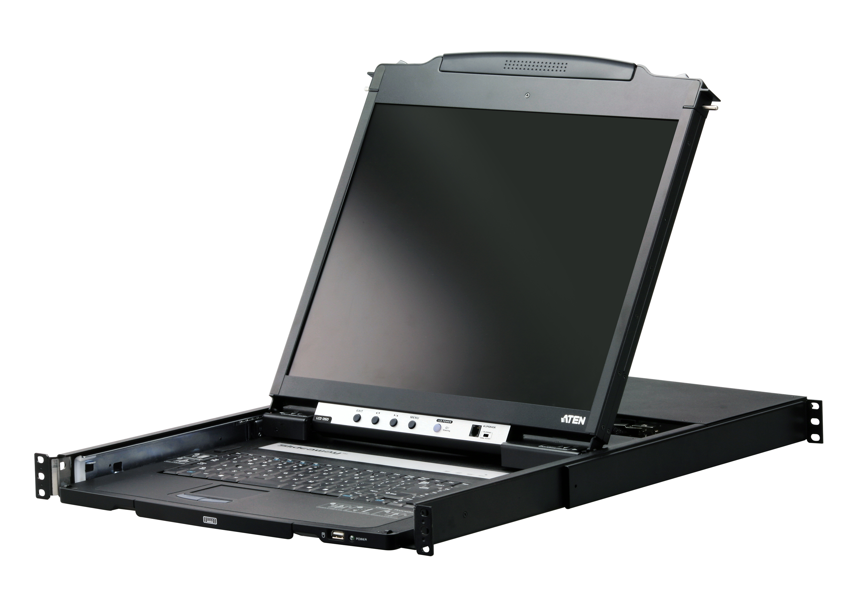 Dual Rail LCD Console (PS/2-USB, VGA) - TAA Compliant