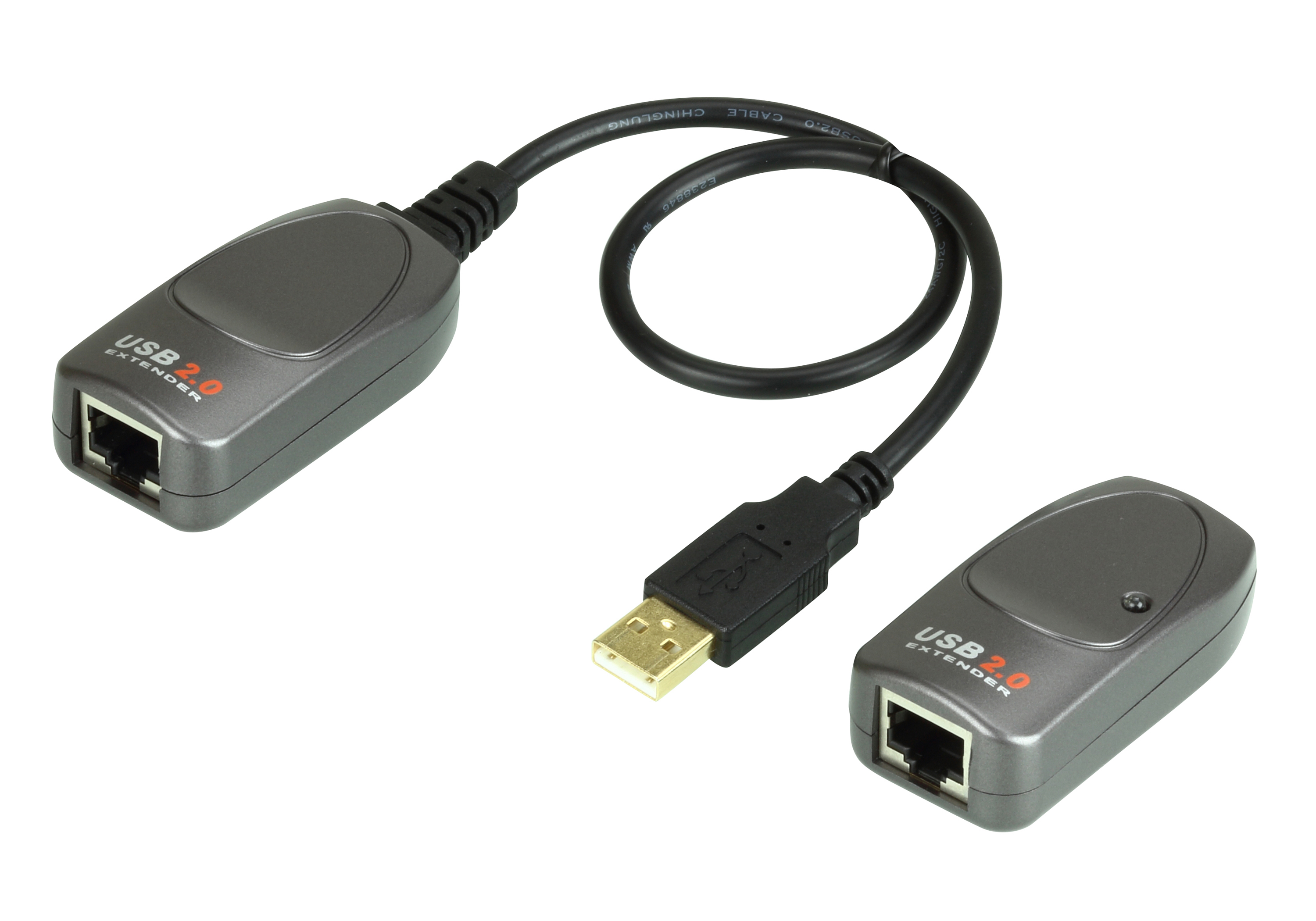 USB2.0ツイストペアケーブルエクステンダー（最大60m延長）