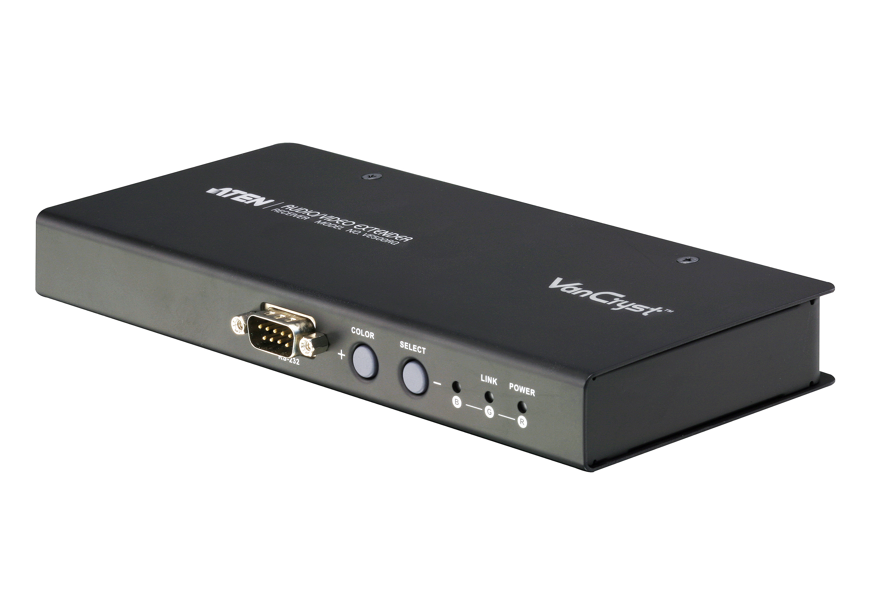 VGA/Audio/RS-232 Cat 5 Receiver with Auto Deskew (1280 x 1024@300m)