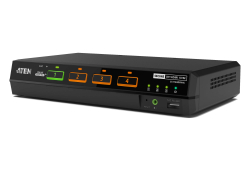 4-Port USB 5K DisplayPort/HDMI Dual Display Universal Secure KVM Switch with CAC (PSD PP v4.0 In Evaluation) -TAA