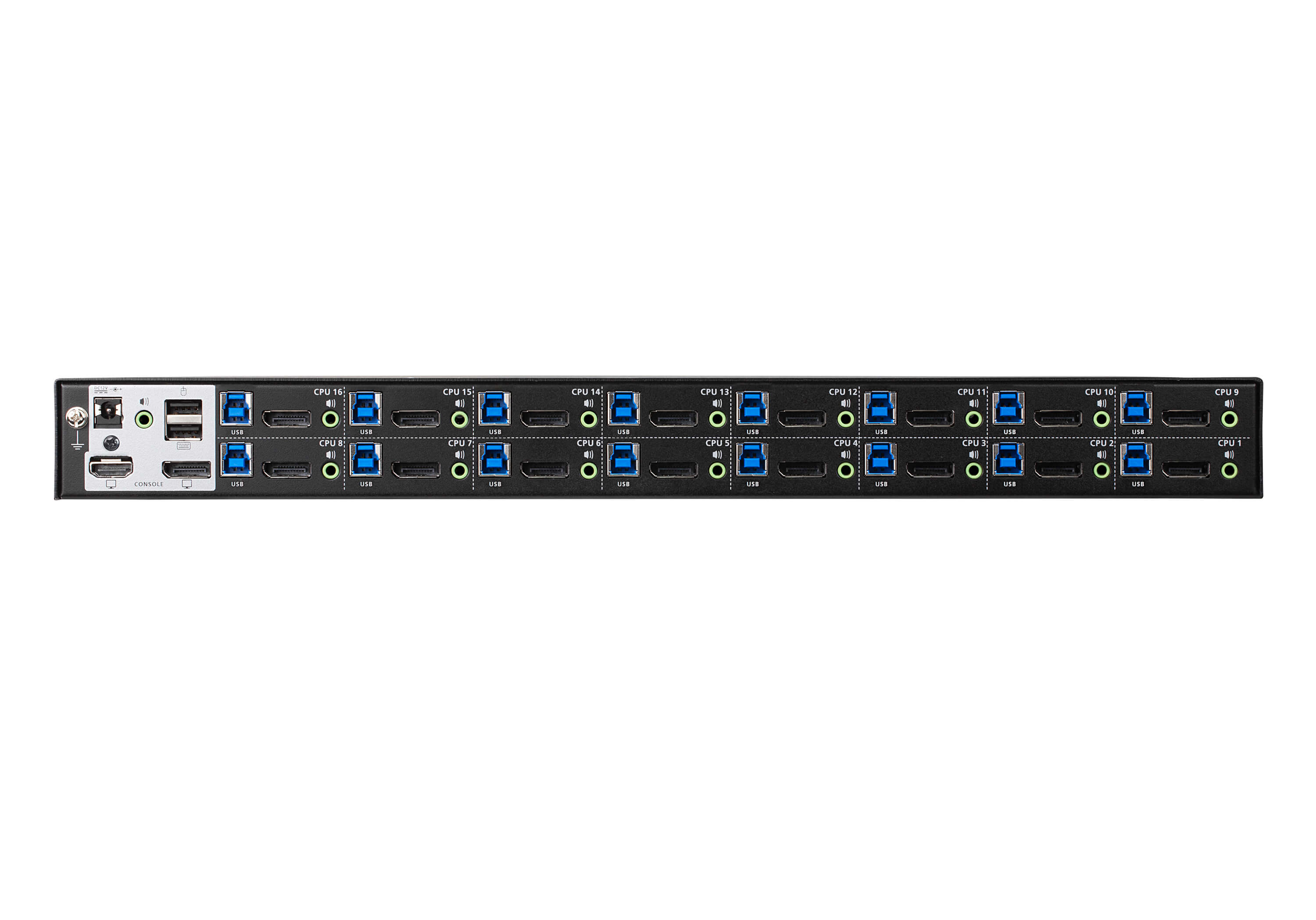 16-Port USB 3.0 4K DisplayPort KVM Switch - CS19216, ATEN Rack Mount KVM  Switches