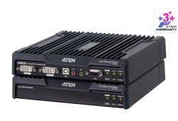 DNV認証取得 DVI-I IP-KVMエクステンダー（デュアルディスプレイ対応）