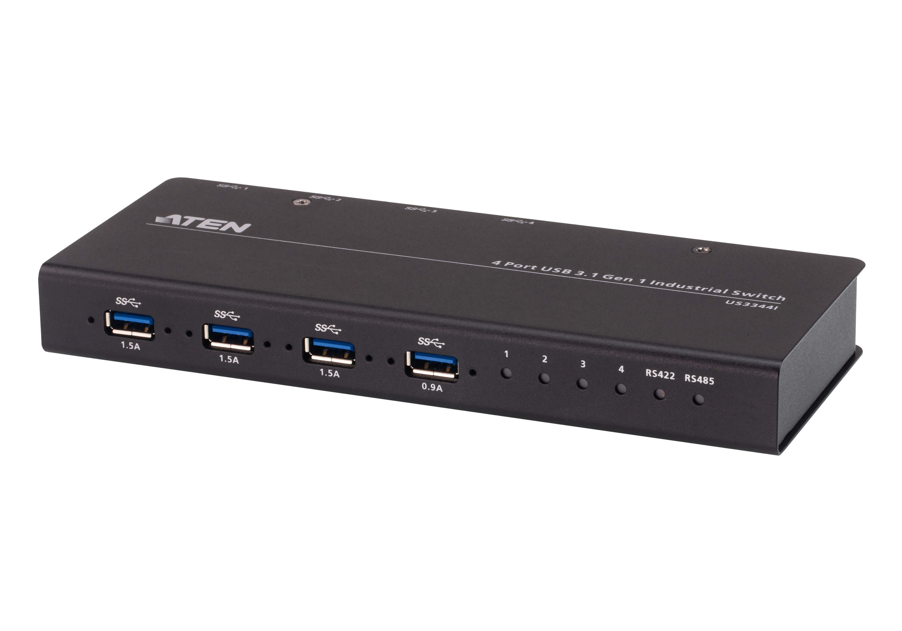 Switch de Hub Industrial 4 x 4 USB 3.2 Gen 1