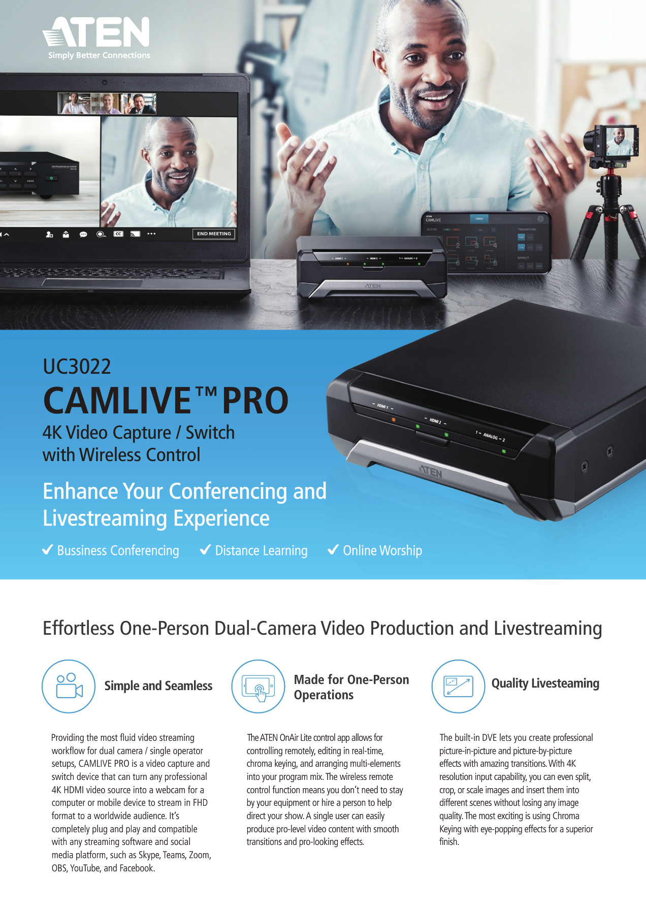 ATEN UC3022 Product Brochure