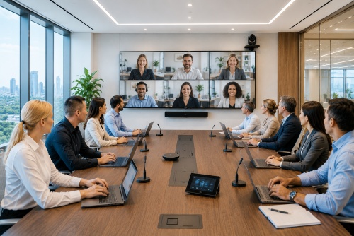 ATEN and HP Poly large meeting room solution