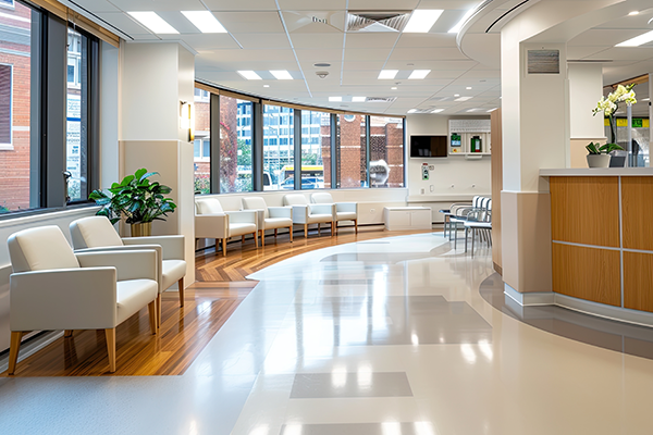 ATEN VE8662 4K HDMI over IP トランシーバー設置例 医療施設